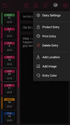 EZ Diary android App screenshot 5