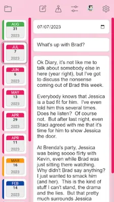 EZ Diary android App screenshot 7